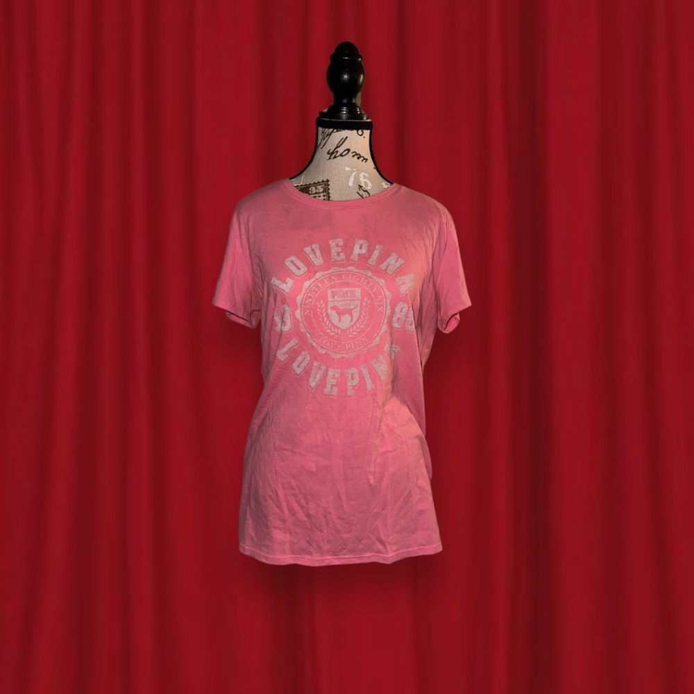 y2k pink Victorias Secret top